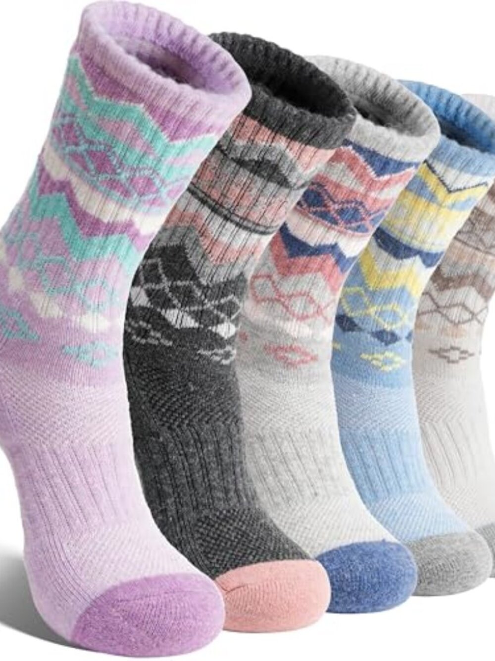 New - Womens Merino Wool Hiking Socks Thermal Warm Winter Crew Cushion Work Boot